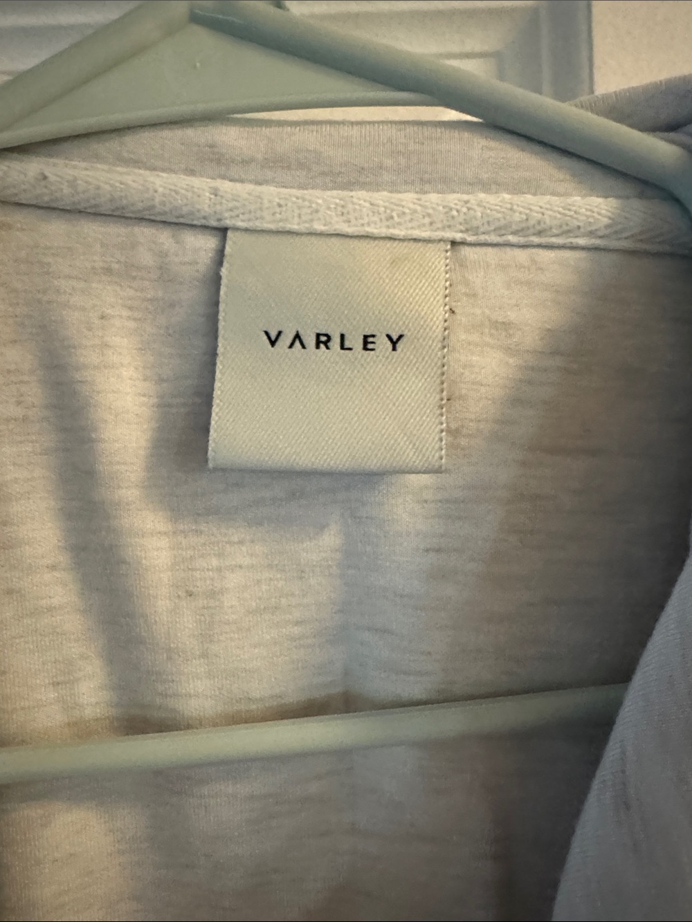Varley Light Ivory Drawstring Zip Jacket with Gold Hardware - Picture 3 of 10